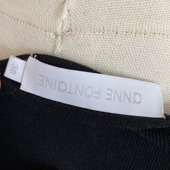 Anne fontaine black sweater size 38 - Picture 5 of 6